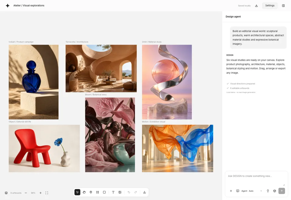 DESIGN interactive workspace
